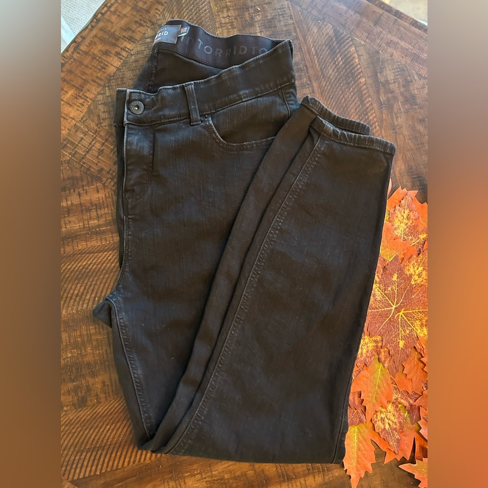 Torrid Bombshell Skinny Black Jeans 18R